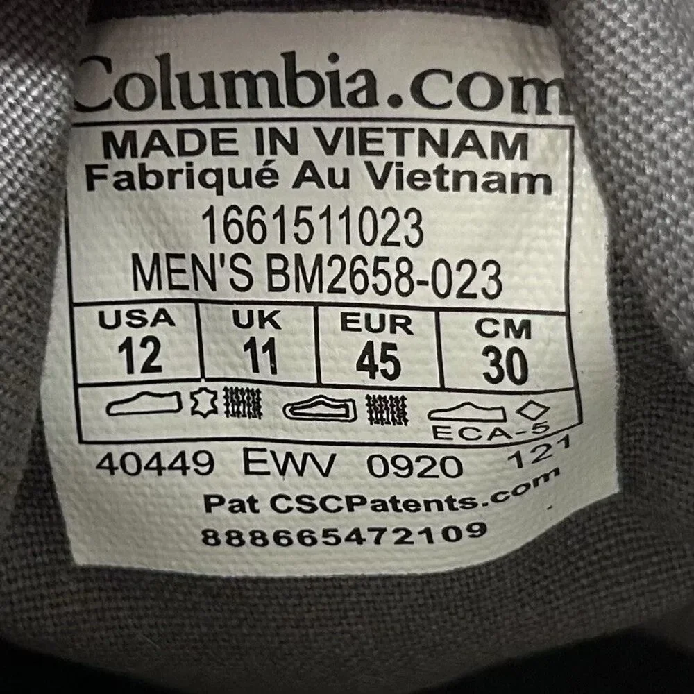 Columbia Bahama Vent PFG Mens Sz 12 Gray Relaxed Loafer Fishing Water Boat Shoes